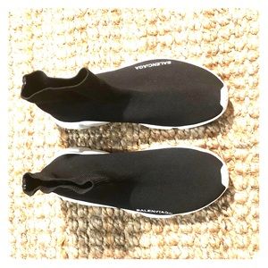 balenciaga red sock shoes